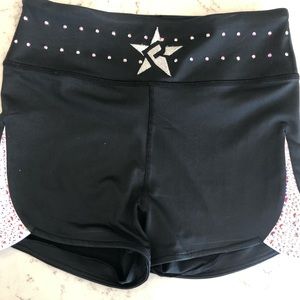 Rebel Rhinestone Compression shorts